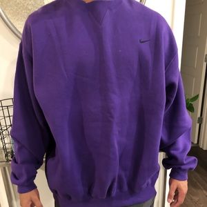 New Purple Nike crewneck sweatshirt